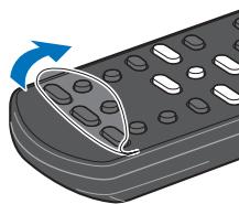 YAMAHA SRT-1500 - Insertion des piles - 1