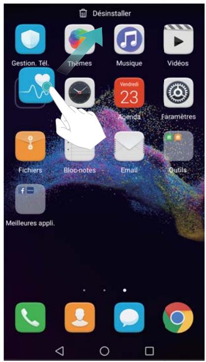 HUAWEI P082017LiTE - Déinstallation d'applications depuis l'écran d'accueil - 1
