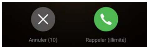 HUAWEI P082017LiTE - Rappel automatique - 2