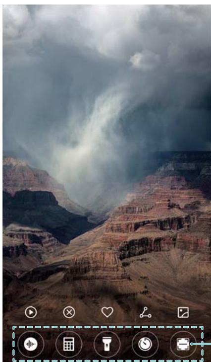 HUAWEI P082017LiTE - Acceder aux outils depuis l'écran de verrouillage - 2