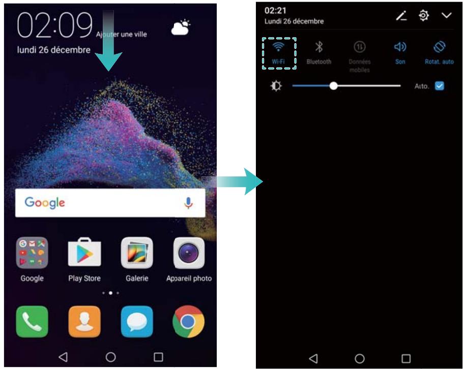 HUAWEI P082017LiTE - Se connecter à un réseau Wi-Fi - 1