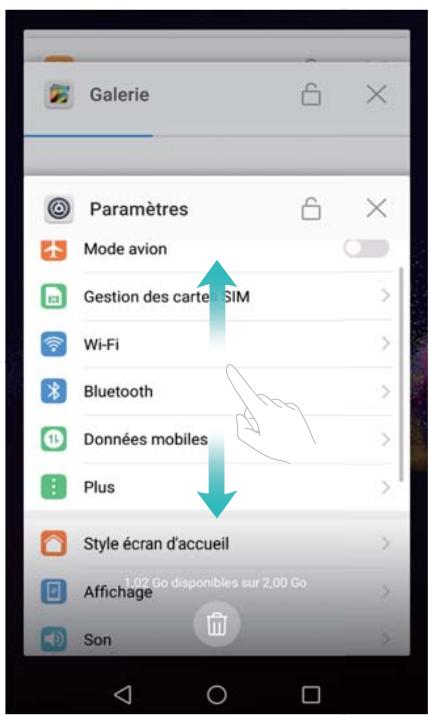 HUAWEI P082017LiTE - Basculer entre les tâches récentes - 1