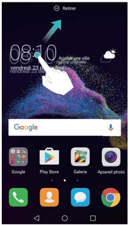 HUAWEI P082017LiTE - Supprimer des widgets - 1