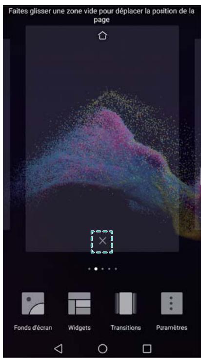 HUAWEI P082017LiTE - Supprimer des écrans d'accueil - 1