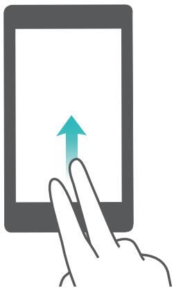 HUAWEI P082017LiTE - Utiliser les gestes de balayage pour activer le mode écran partagé - 1