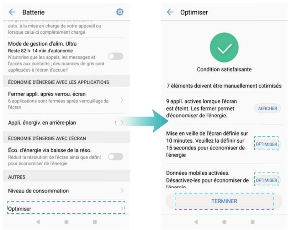 HUAWEI P082017LiTE - Réduire la consommation d'énergie - 1