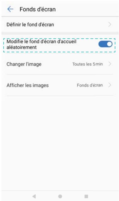 HUAWEI P082017LiTE - Changer le fond d'écran automatiquement - 1