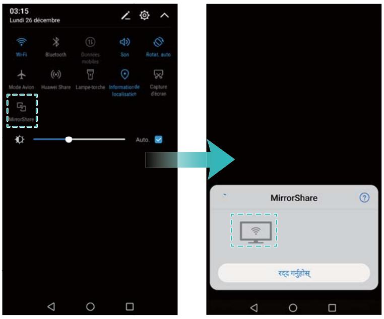 HUAWEI P082017LiTE - Afficher votre écran sur un dispositif d'affichage - 1