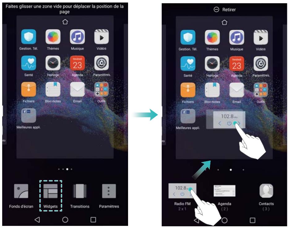 HUAWEI P082017LiTE - Ajouter des widgets - 2