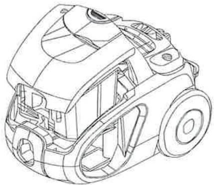 HITACHI CVSN20MC - Vider le bac à poussière - 1