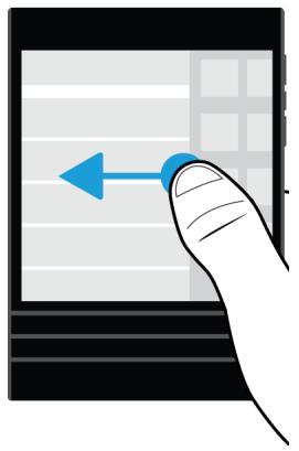 BLACKBERRY PASSPORT BLANC - Parcourir l'écran d'accueil - 3