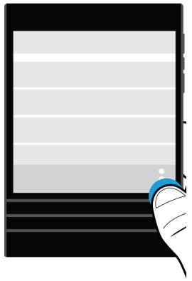 BLACKBERRY PASSPORT BLANC - Comment acceder au menu? - 1