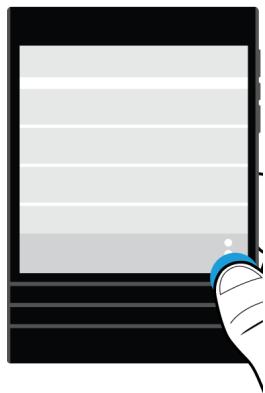BLACKBERRY PASSPORT BLANC - Afficher les menus - 1