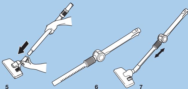 ELECTROLUX Z 5935HP OXYGEN RGE - Utiliser la turbobrosse (suivant les modèles) - 5