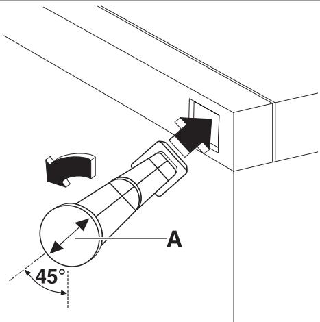 ELECTROLUX ARA 24304 - Entretoises arrêté - 1