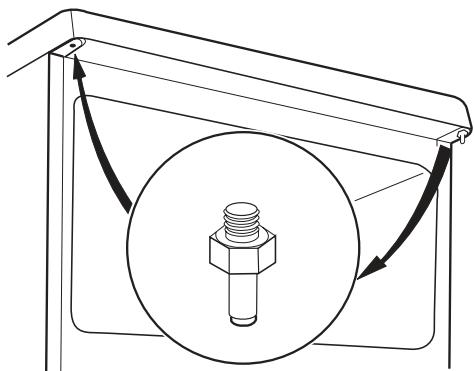 ELECTROLUX ARA 24304 - Vissez le pivot de l'autre côté. - 1