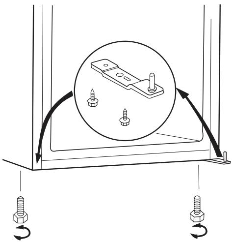 ELECTROLUX ARA 24304 - Réversibilité de la porte - 4