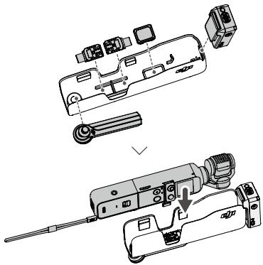 DJI ActionPocket2 - Remplacement de la base détachable - 9