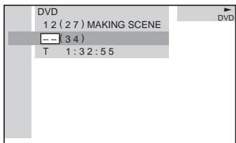 SONY DAV-SA30 - Recherche d'un chapitre/ index - 6