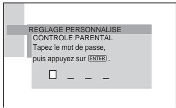 SONY DAV-SA30 - Si vous avez déjà saisi un mot de passer - 1