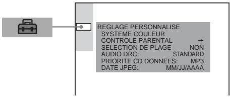 SONY DAV-SA30 - (REGLAGE PERSONNALISE) - 1