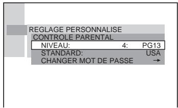 SONY DAV-SA30 - Saisissez ou re-saisissez votre mot de passage à l'aide des touches numériques, puis appuyez sur ENTER. - 4