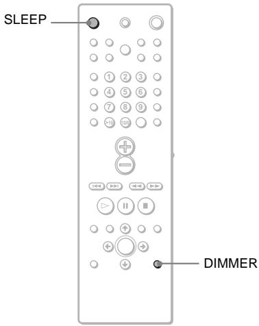 SONY DAV-SA30 - Utilisation de la minuterie d'endormissement - 1