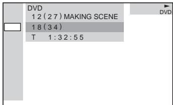 SONY DAV-SA30 - Recherche d'un chapitre/ index - 5