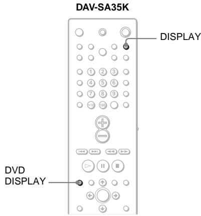 SONY DAV-SA30 - Vérification du temps de lecture et de la durée restante - 2