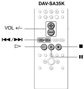 SONY DAV-SA30 - Opérations complémentaires - 1