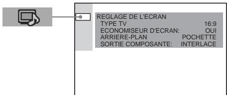 SONY DAV-SA30 - (REGLAGE DE L'ECRAN) - 6