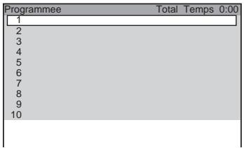 SONY DAV-SA30 - En mode d'arrêt, appuyez plusieurs fois sur PLAY MODE jusqu'à ce que l'indication « PGM » apparaisse dans la fenêtre d'affichage du panneau frontal. - 1