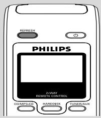 PHILIPS WACS70022 - Utiliser la télécommande du centre - 1