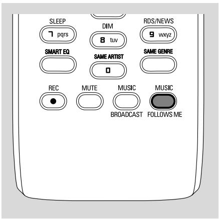 PHILIPS WACS70022 - Sur la deuxième unité (le centre ou la station), où la musique va suivre - 1