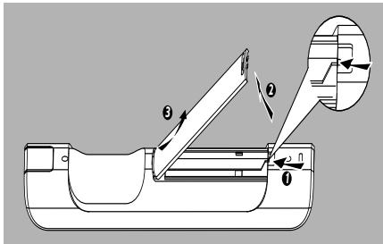 PHILIPS WACS70022 - Télécommande du centre : - 1
