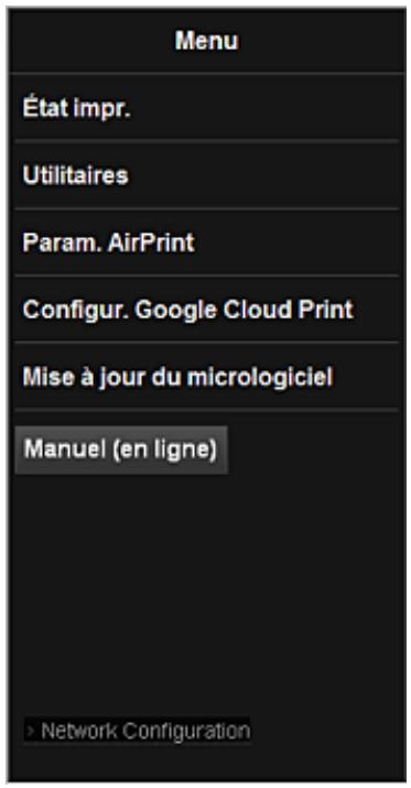 CANON MX535 - Démarrage de l'Interface utilisateur distante - 1
