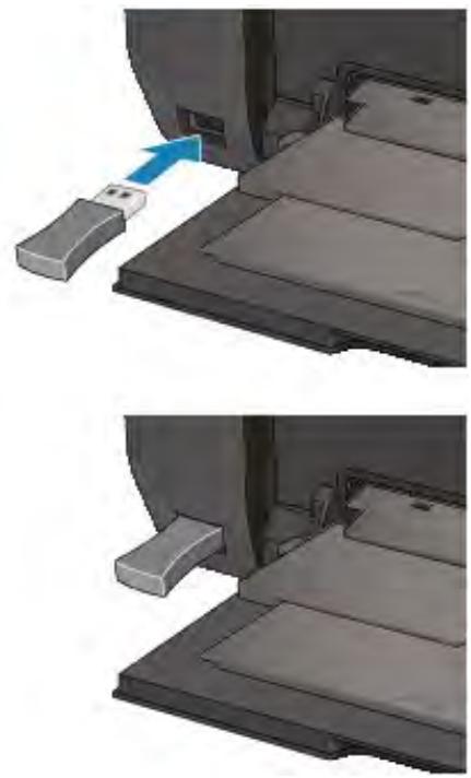 CANON MX535 - Connexion de l'unité Bluetooth à l'imprimante - 1