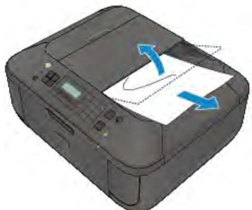 CANON MX535 - - Si l'original est coincé dans le CAD (du côté de l'alimentation papier): - 1