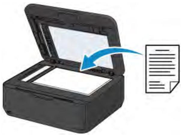CANON MX535 - Chargement de documents, de photos ou de livres sur la vitre d'exposition - 1