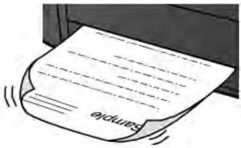 CANON MX535 - Le papier est gondolé ou présente des taches d'encre - 1
