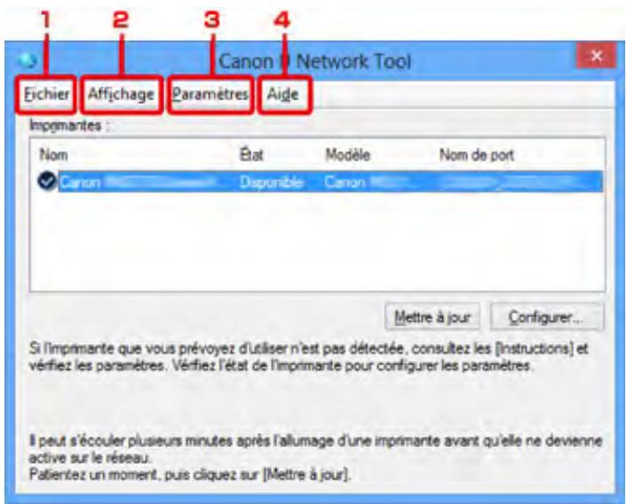 CANON MX535 - Menu Scanon IJ Network Tool - 1