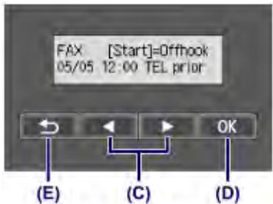 CANON MX535 - Sélection d'un menu ou d'une option - 1