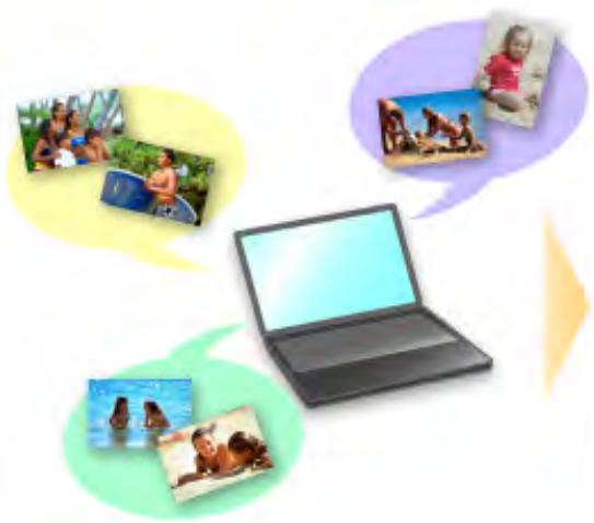 CANON MX535 - Affichage des éléments recommendés dans des diaporamas - 1