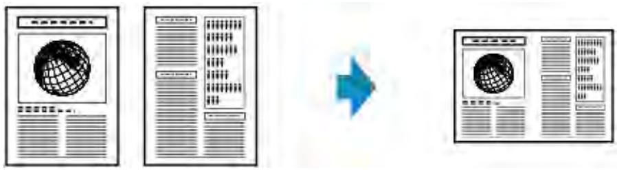 CANON MX535 - Copie de deux pages sur une seule feuille - 1