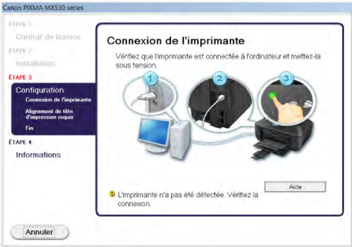 CANON MX535 - Remarque - 1