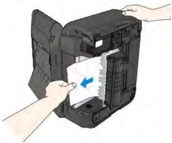 CANON MX535 - Retirez doucement le papier coincide. - 1