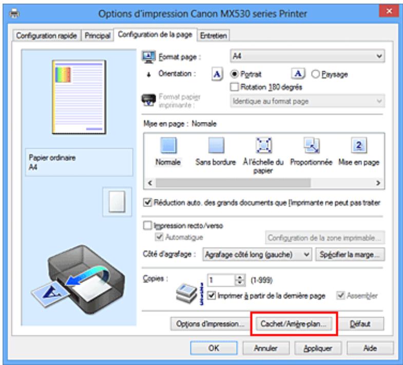CANON MX535 - Enregistrement d'un nouveau cachet - 1