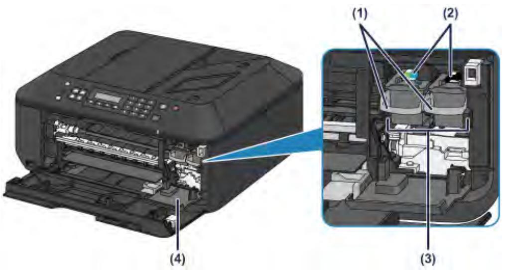 CANON MX535 - Vue de l'intérieur - 1