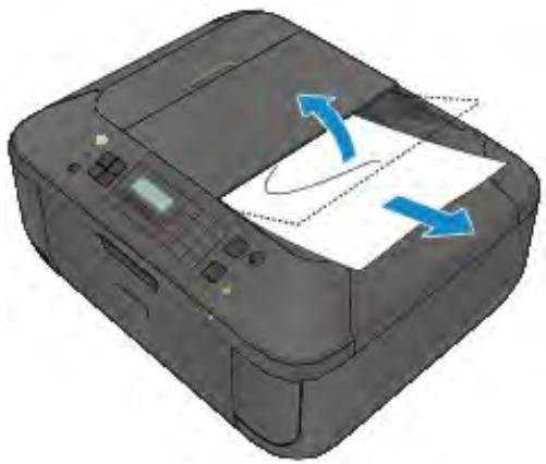 CANON MX535 - - Si l'original est coince dans le CAD (du cote de l'alimentation papier): - 1