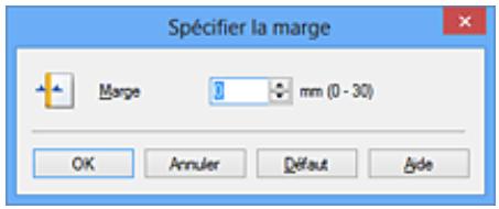 CANON MX535 - Définition de la marge d'agrafage - 3